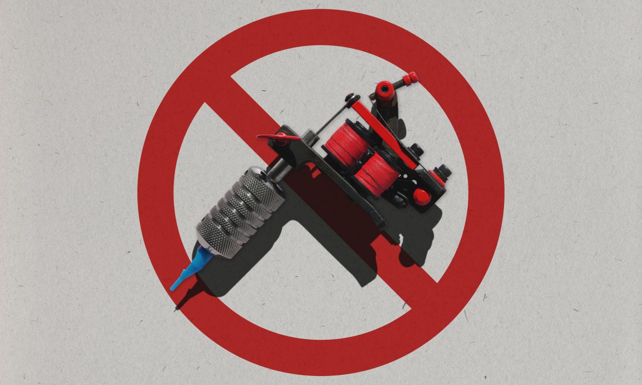 Bunte Tattoos ab 2022 verboten