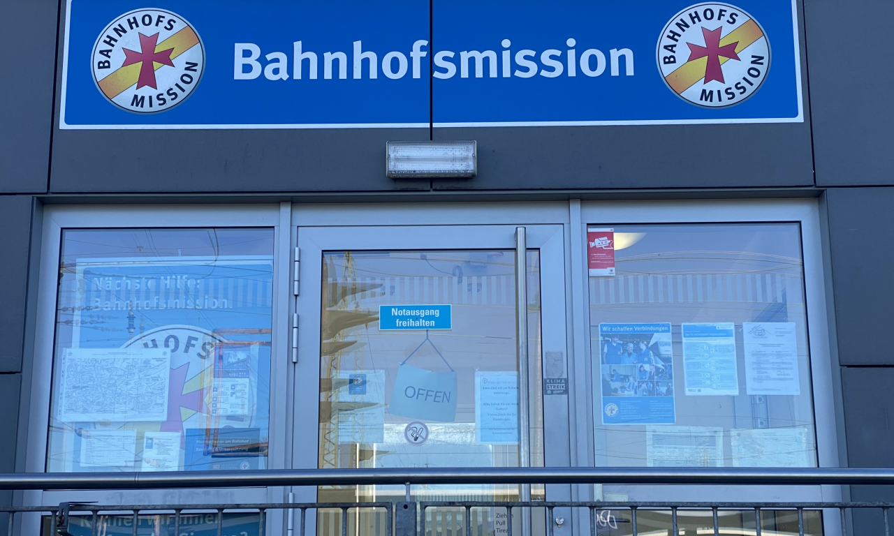 Bahnhofsmission Dortmund: Lichtblick zwischen Gleis 2 und 5