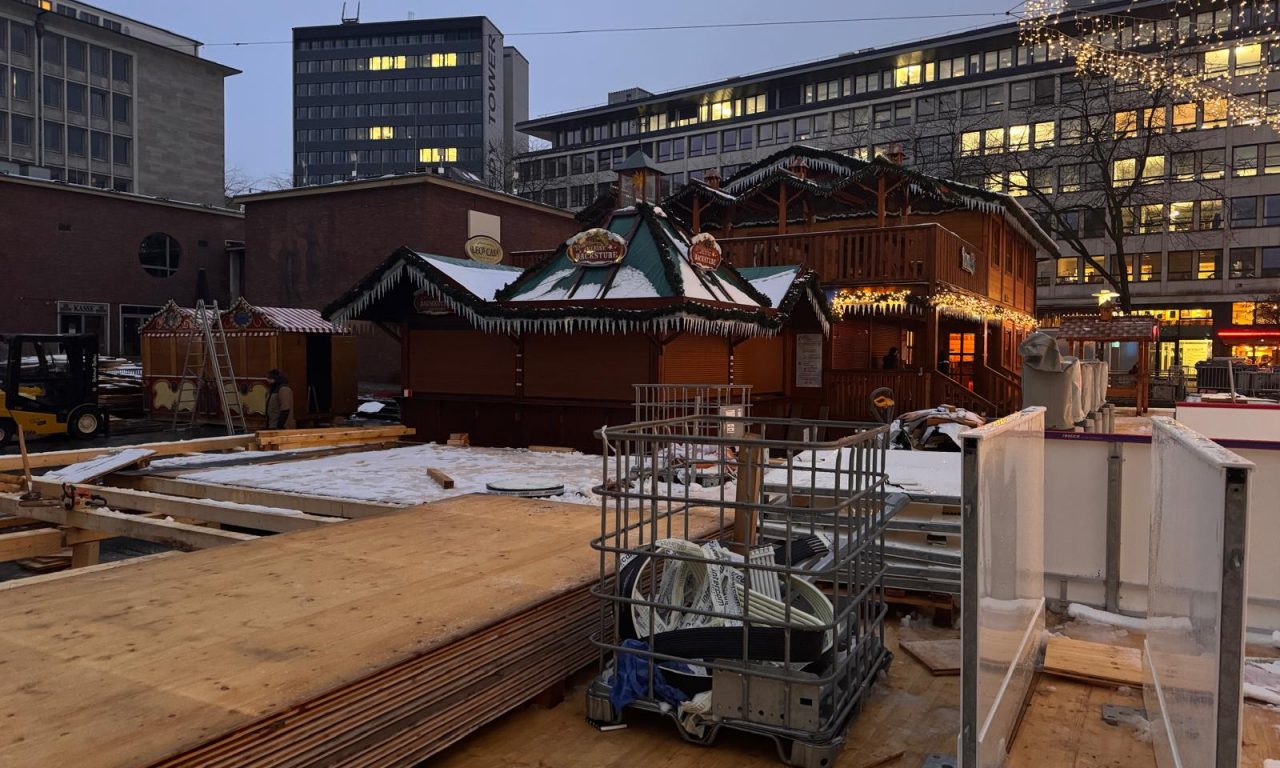 Langer Weg zur Perfektion – der Essener Wintertraum im Aufbau